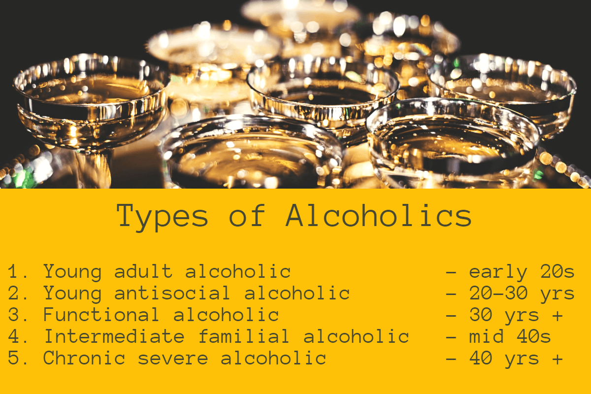 types of alcoholics explained