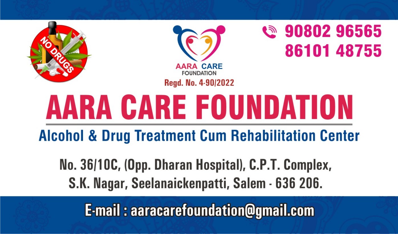 Aara Care Foundation A Drug & Alcohol Rehab in Salem, Tamil Nadu A